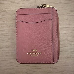 Coach Leather Card Wallet